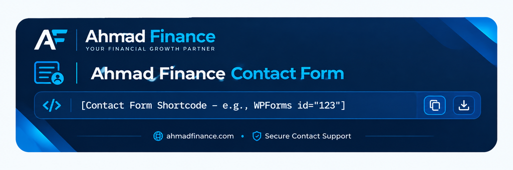 Contact Ahmad Finance